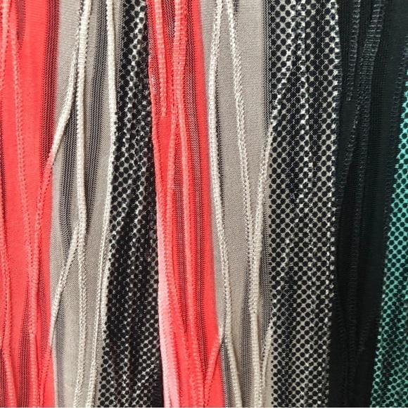 Dinh Ba Design Rainbow Textured Sleeveless Dress Small - Picture 12 of 12